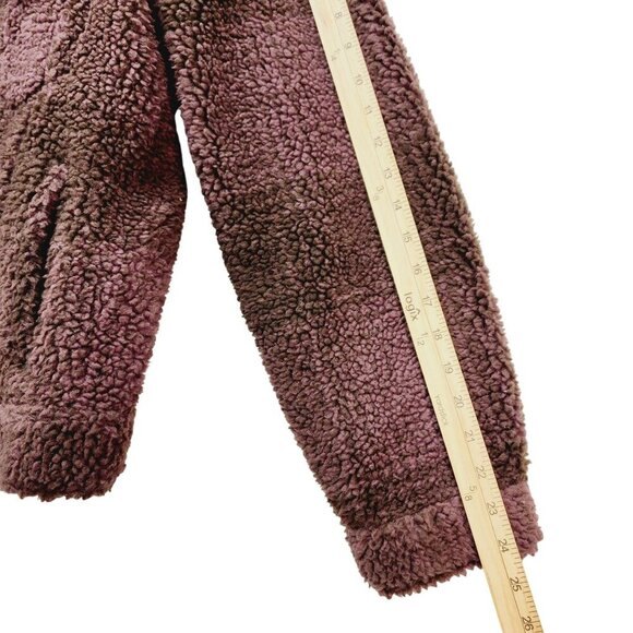 Levi’s Men's Fleece Sherpa Trucker Jacket Vintage Relaxed Fit Brown Size L New - Picture 15 of 16